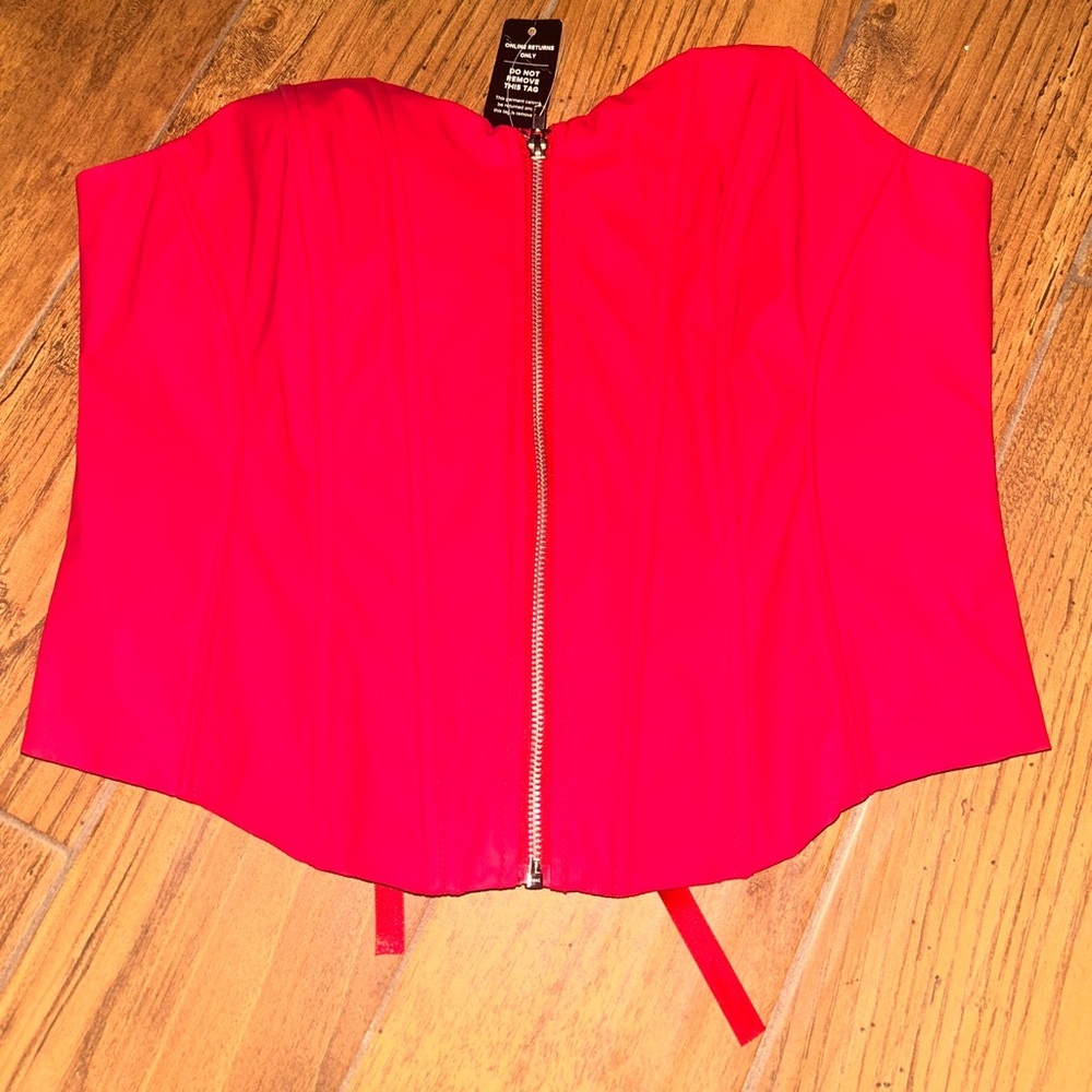 Torrid Lightweight Ponte Zip Front Corset Size 1 NWT - Picture 12 of 12
